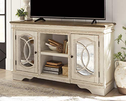 Realyn French Country Two-Tone TV Stand, Fits TVs up to 60"