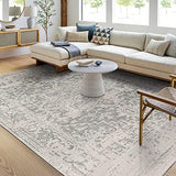 Janine Vintage Medallion Area Rug