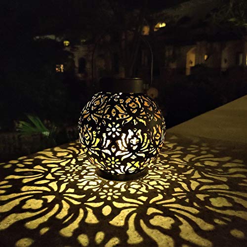 2 Pack Outdoor Solar Lantern Lights Decorative Christmas Light