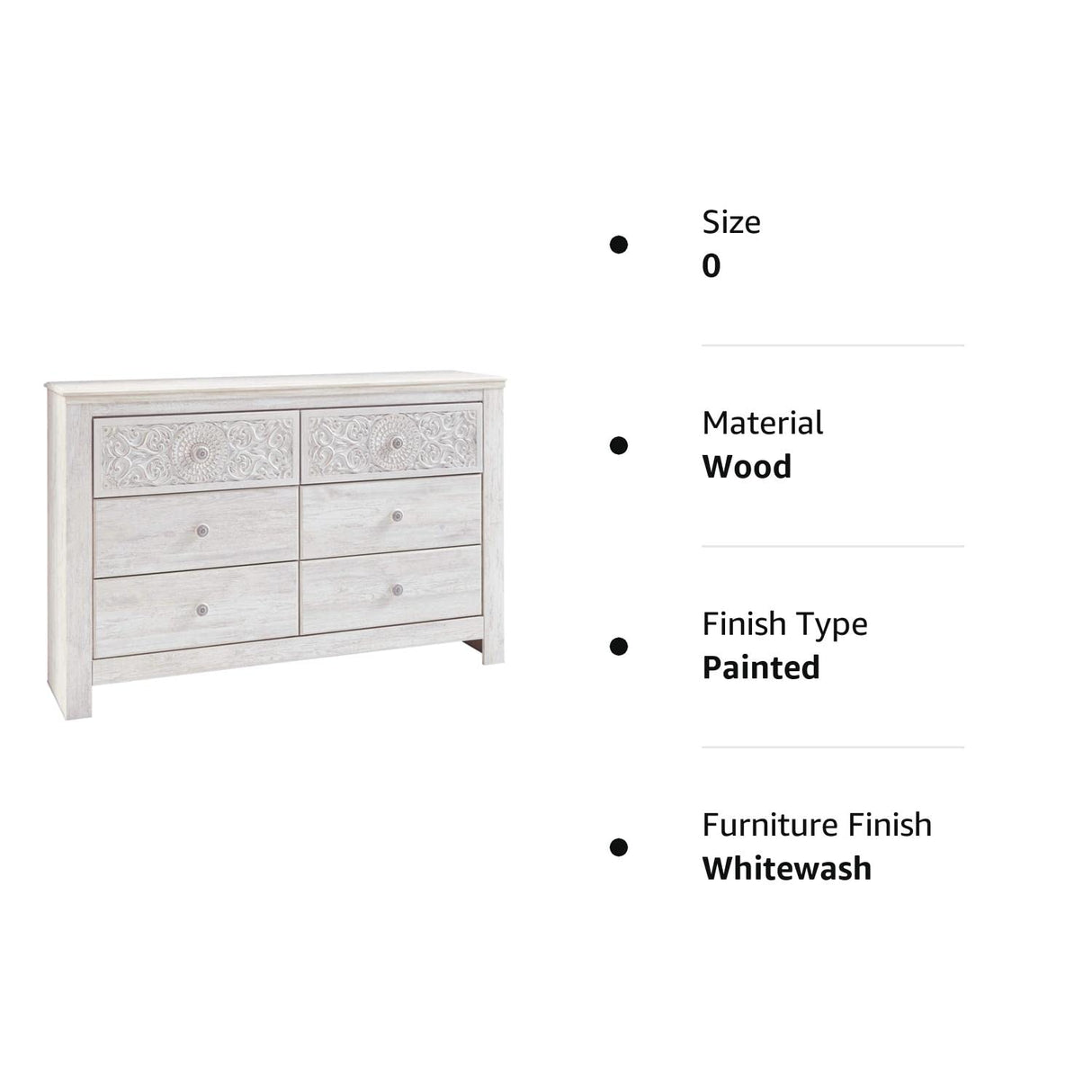 Paxberry Boho 6 Drawer Dresser