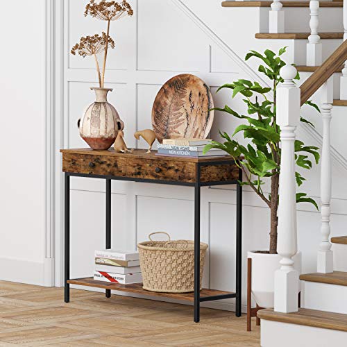 Console Table, Entrance Table, Sofa Table with 2 Drawers