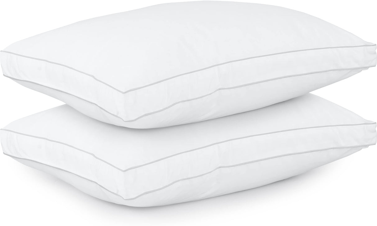 Bed Pillows for Sleeping Standard Size (White), Set