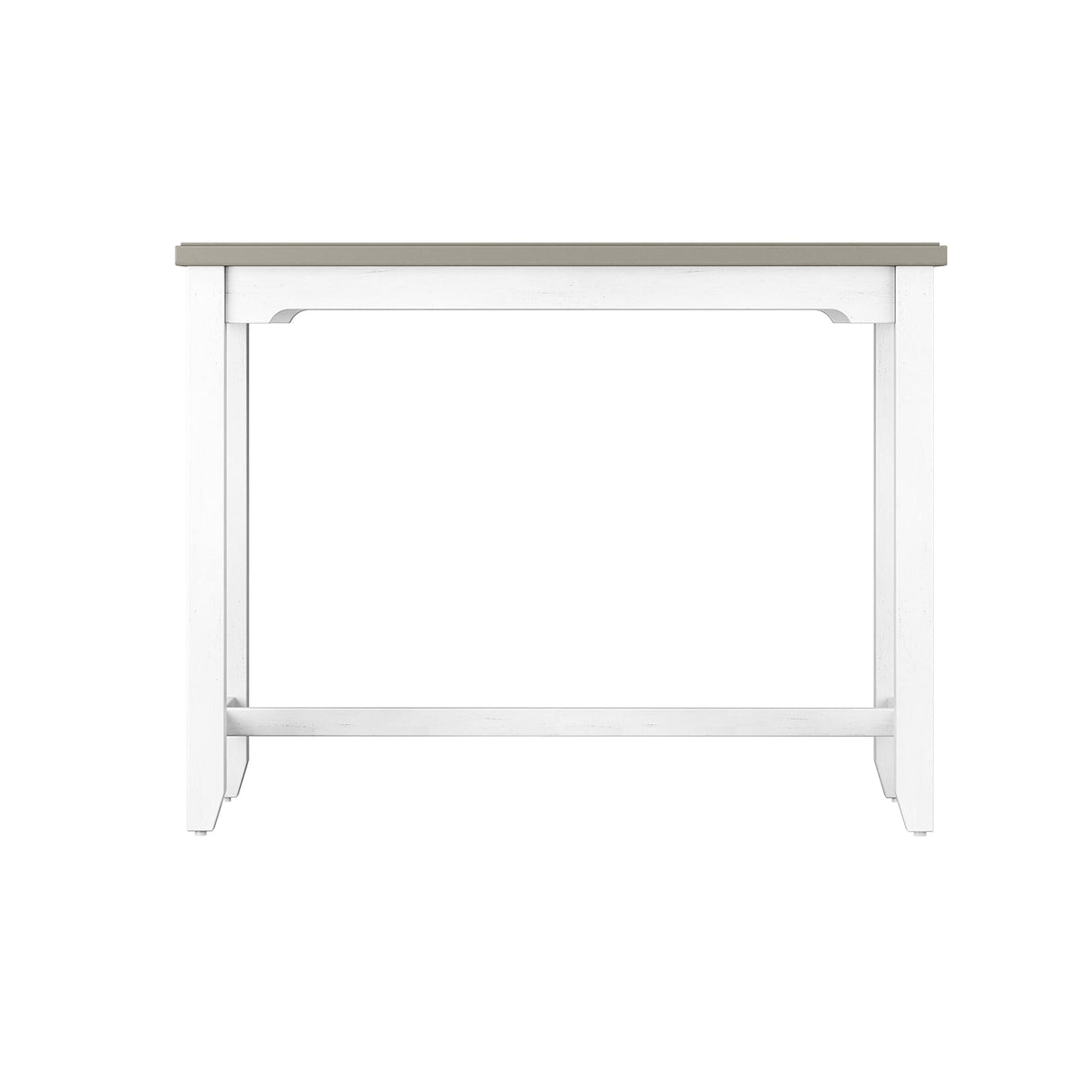 Furniture Hillsdale Clarion Side, Distressed Gray/Sea White Counter Table