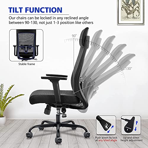 Ergonomic Office Chair Computer Desk Chairs - Mesh Home Office Desk Chairs