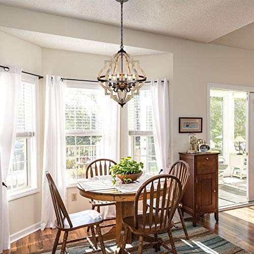 6-Light Farmhouse Chandelier