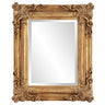 Hanging Rectangular Accent Rustic Antique Gold Wall Mounted Mirrors