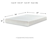 Chime 8 Inch Medium Firm Memory Foam Mattress