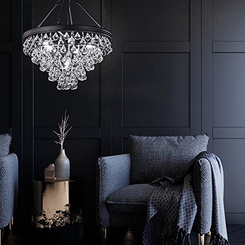 Crystal Chandeliers, 6 Lights Modern Chandeliers for Dining Room