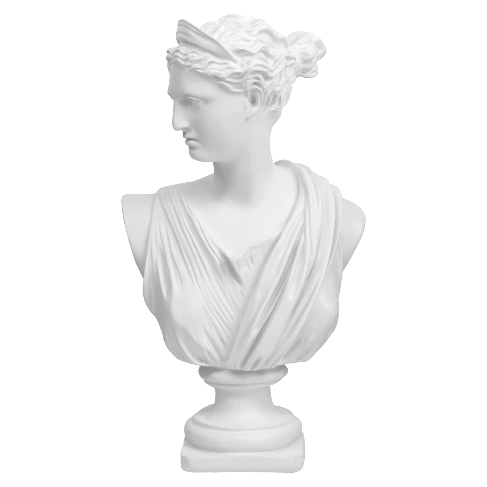 12.5in Greek Statue of Diana, Classic Roman Bust Greek  Sculpture