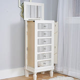 Ava Jewelry Armoire, White