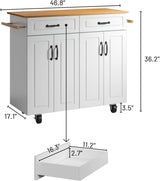 Kitchen Islands, Kitchen Island with Storage Rolling Kitchen Carts