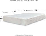 Chime 10 Inch Medium Firm Memory Foam Mattress