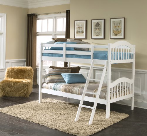 Storkcraft Long Horn Solid Hardwood Twin Bunk Bed