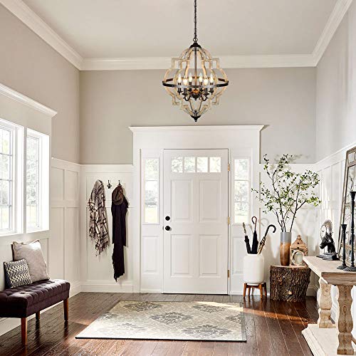 6-Light Farmhouse Chandelier