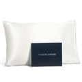 25mm 100% Pure Mulberry Silk Pillowcase, Good Housekeeping Winner (White, King)