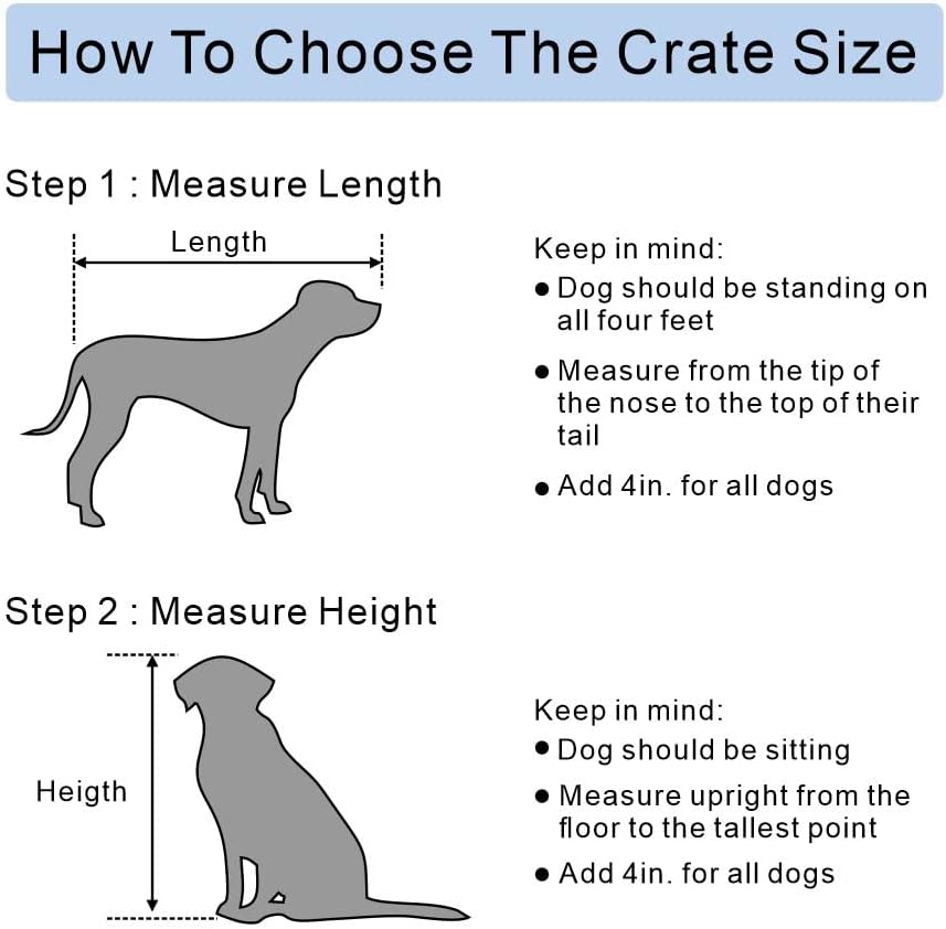 Furniture Style Dog Crate End Table, Wooden Wire Dog Kennel Double Doors with Pet Bed