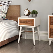 COZAYH Fully-Assembled Modern Farmhouse Clean-Lined Nightstand
