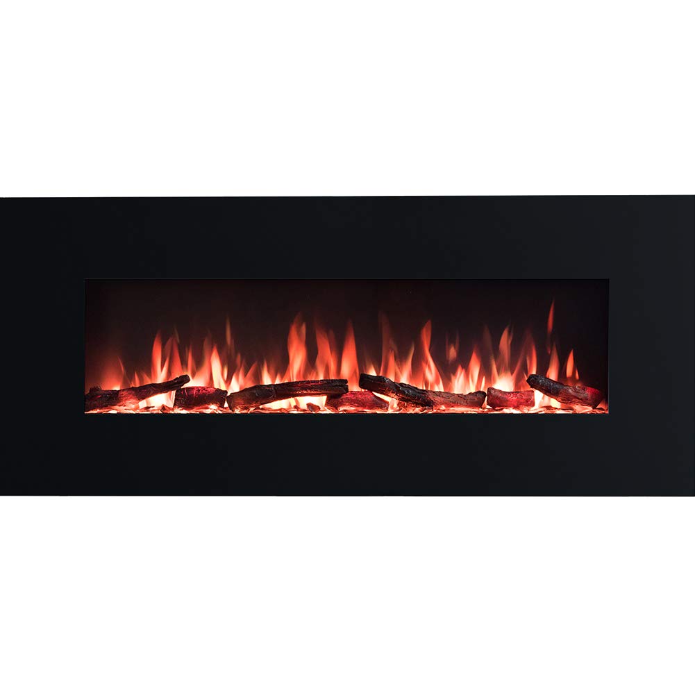 Serena 50 Inches Wall Mounted Linear Electric Fireplace