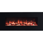 Serena 50 Inches Wall Mounted Linear Electric Fireplace