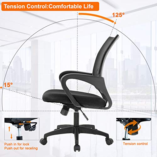 Home Office Chair Ergonomic Desk Chair Mesh Computer Chair