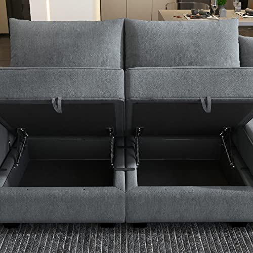 Modern Modular Sectional Sofa Sleeper Couch Living Room U Shape Sofa Couch