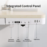 Electric Standing Desk with Drawers, Whole Piece 48 X 24 Inches