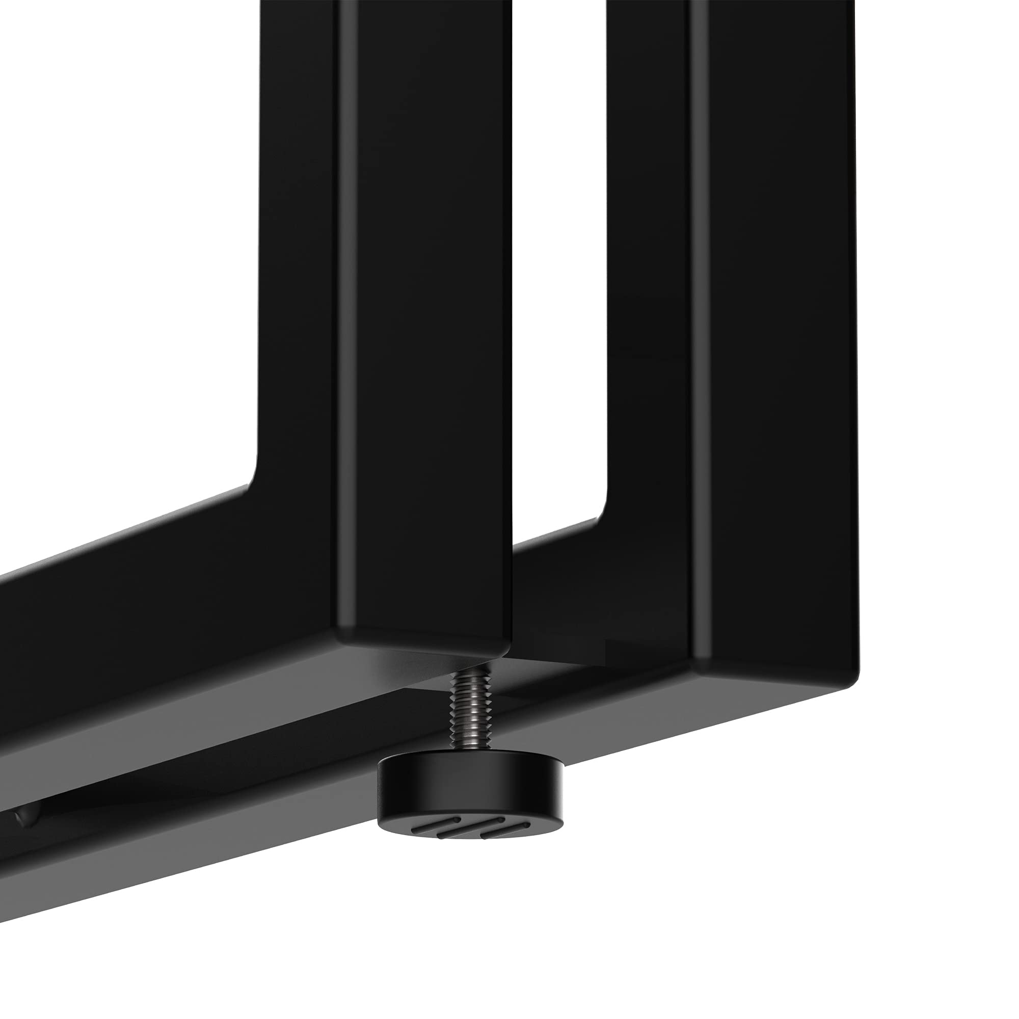 Wood Storage Shelf with Metal Frame