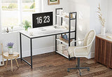 Computer Desk 47 inch with Storage Shelves