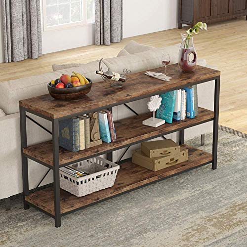 Sofa Table, 3 Tiers TV Console TV Stand