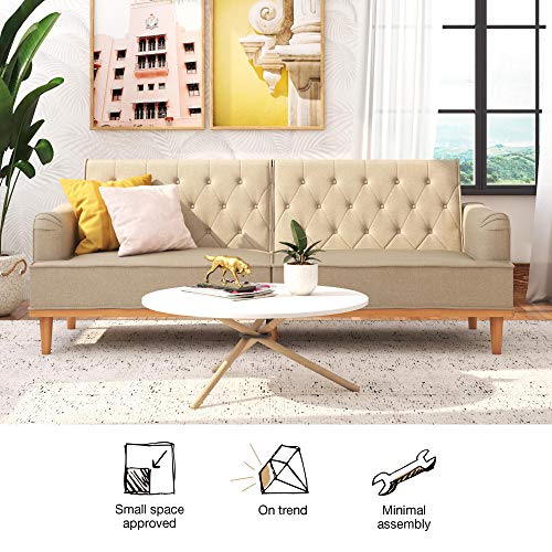 Stella Vintage Convertible Sofa Bed Futon