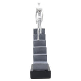 Ladder Statue and Sculpture, Creative Climbing Stairs Figurines