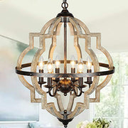 6-Light Farmhouse Chandelier