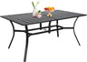 Outdoor Dining Table Patio Slat Table Top