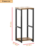 Plant Stand Indoor Corner Tall 2 Tier Flower Storage Plant Shelf Holder