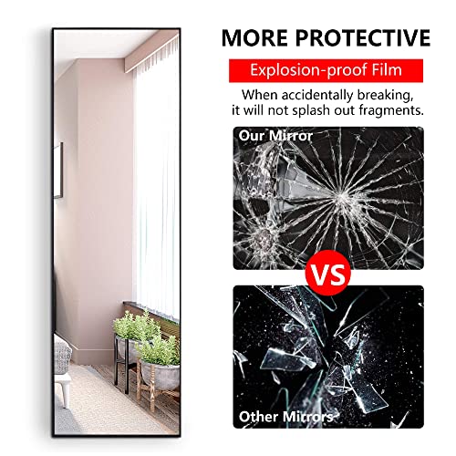 Wall Mounted Mirror, 47"x14" Full Body Mirror, Full Length Mirror