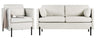 Modern Living Room Furniture Sectional Sofa Sets 2 Pieces