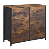 Dresser for Bedroom, Chest of Drawers, 6 Drawer Dresser