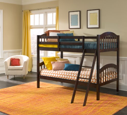 Storkcraft Long Horn Solid Hardwood Twin Bunk Bed