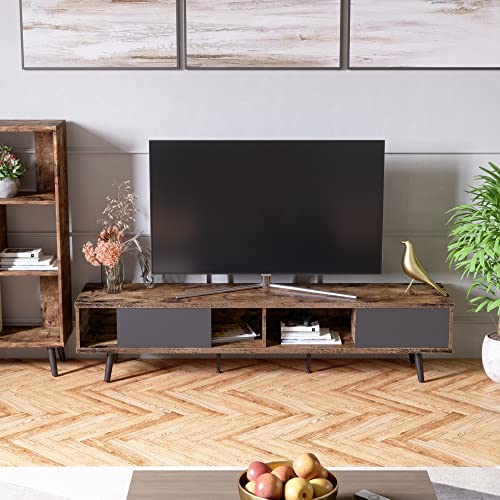 70 inch Mid Century Modern TV Stand for 75 inch TV