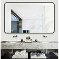 Black Bathroom Mirror 30x40, Large Mirror 30 x 40 Inch for Wall