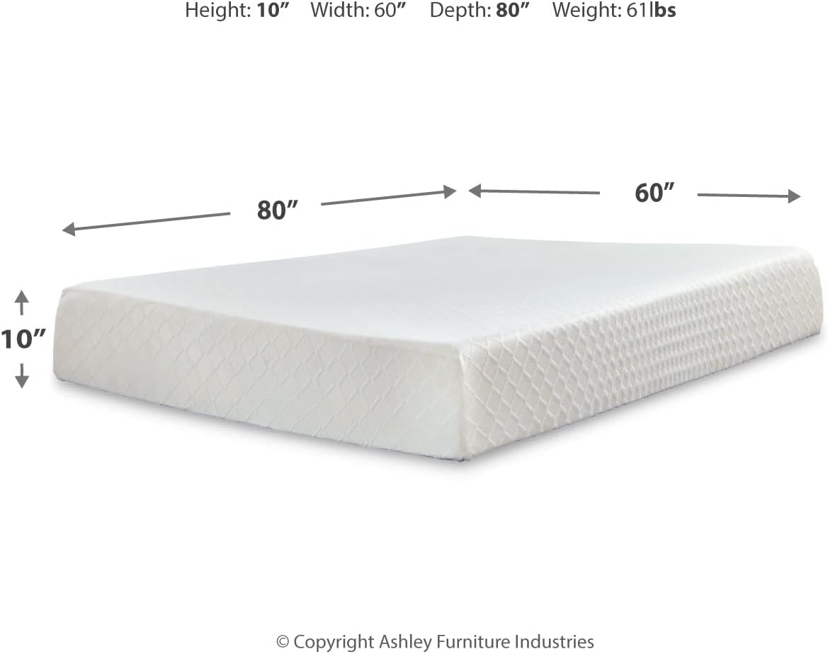 Chime 10 Inch Firm Memory Foam Mattress