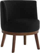 Modern 360 Degree Swivel Accent Chair, Comfy Velvet Round Accent Chair