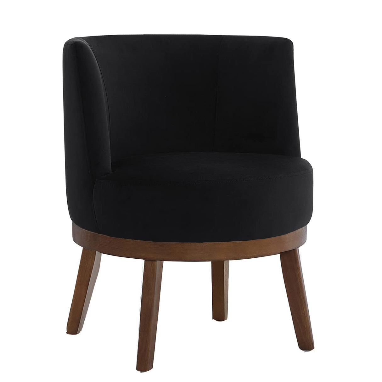 Modern 360 Degree Swivel Accent Chair, Comfy Velvet Round Accent Chair