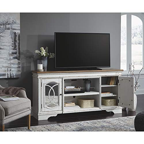 Farmhouse TV Stand with Fireplace Option Fits TVs up to 72"