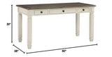 Bolanburg Farmhouse 60" Home Office Writing Desk