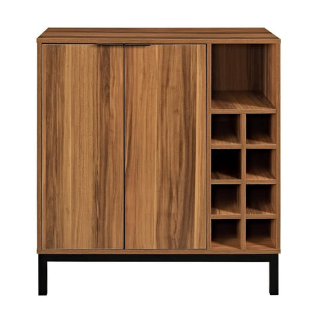 Mid-Century Modern Wood Kitchen Buffet Sideboard, Storage Cabinet