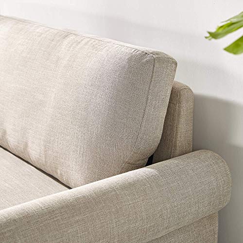 Josh Loveseat Sofa / Easy, Tool-Free Assembly, Beige