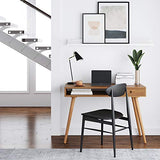 Modern Home Office Writing, Computer or Laptop Desk with Open Storage