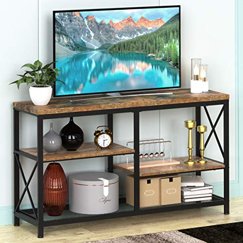 Industrial Console Table,51" Farmhouse Rustic Sofa Table&TV Stand