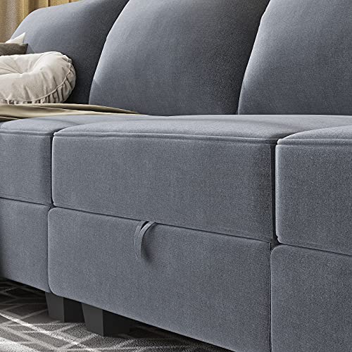 Modular Sectional Sofa U Shaped Couch Reversible Sofa Couch with Storage Seat